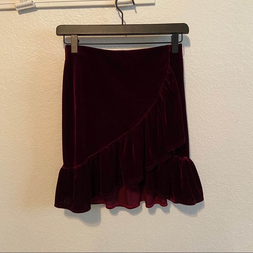 UO Velvet Skirt